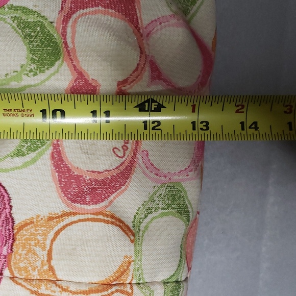 COACH Poppy Signature Summer Large Bag Purse Spacious Zipper closure EUC - Picture 15 of 16